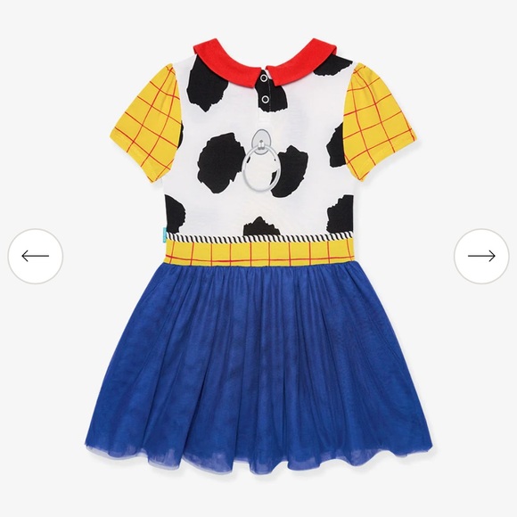 NWT Disney’s Toy Story Woody Toddler Tulle Dress Size 2T - Picture 3 of 9